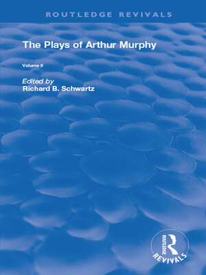 cover image of The Plays of Arthur Murphy